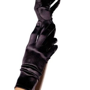 Wrist Length Satin Gloves, black, O/S ViPstore.hu - Erotika Webáruház - Szexshop