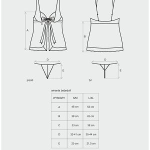 Amanta babydoll & babydoll L/XL ViPstore.hu - Erotika Webáruház - Szexshop 2