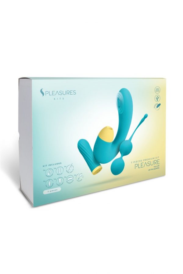 S Pleasures Velvet Pleasure Kit – Turquoise ViPstore.hu - Erotika Webáruház - Szexshop