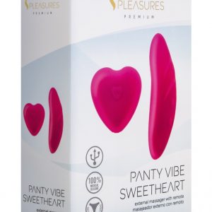 S Pleasures Premium Panty Vibe Sweetheart External Massager Pink ViPstore.hu - Erotika Webáruház - Szexshop