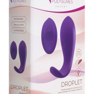 S Pleasures Velvet Droplet Purple ViPstore.hu - Erotika Webáruház - Szexshop