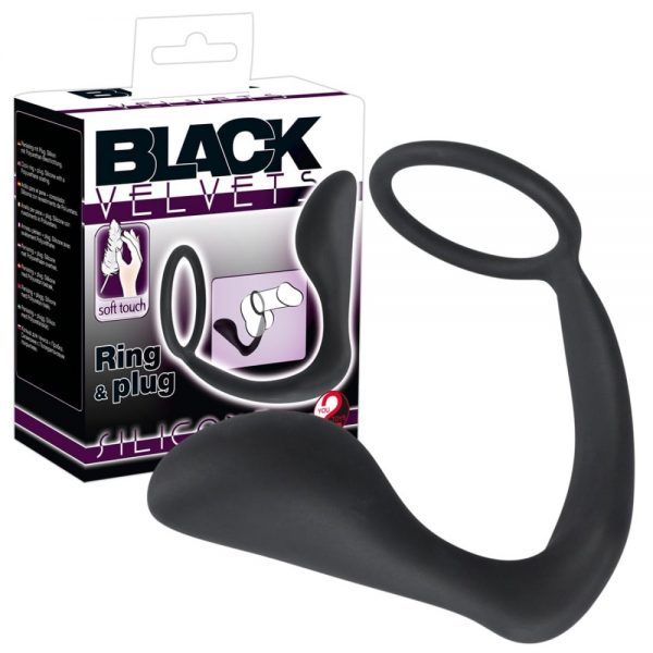 Black Velvets Ring & Plug ViPstore.hu - Erotika Webáruház - Szexshop