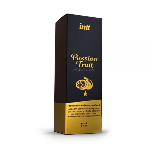 MASSAGE GEL PASSION FRUIT GLASS BOTTLE 30ML + BOX ViPstore.hu - Erotika Webáruház - Szexshop