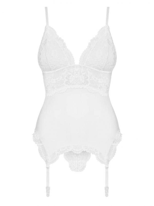 810-COR-2 corset & thong white  S/M ViPstore.hu - Erotika Webáruház - Szexshop 3