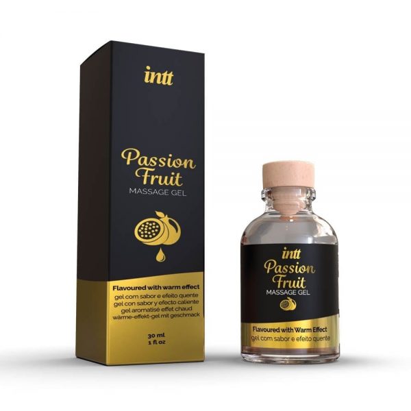 MASSAGE GEL PASSION FRUIT GLASS BOTTLE 30ML + BOX ViPstore.hu - Erotika Webáruház - Szexshop 3