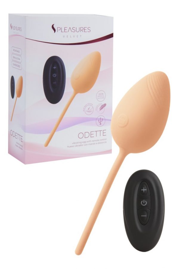 EGG VIBRATOR ODETTE – Peach ViPstore.hu - Erotika Webáruház - Szexshop