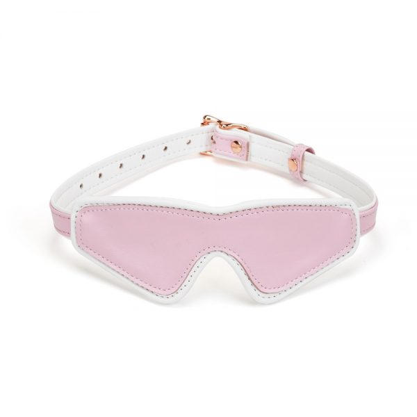 White & Pink Fairy Goat Leather Blindfold ViPstore.hu - Erotika Webáruház - Szexshop