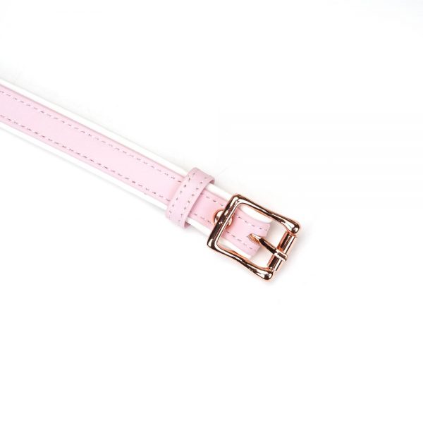 White & Pink Fairy Goat Leather Blindfold ViPstore.hu - Erotika Webáruház - Szexshop 5