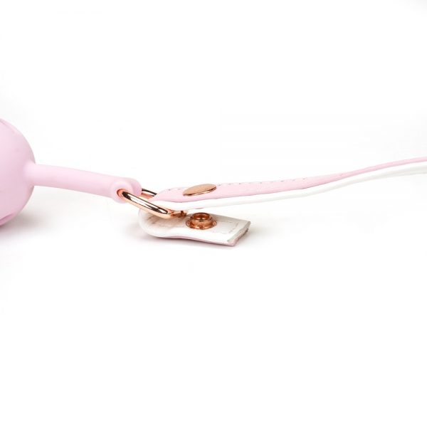 White & Pink Fairy Goat Leather Ball Gag ViPstore.hu - Erotika Webáruház - Szexshop 6