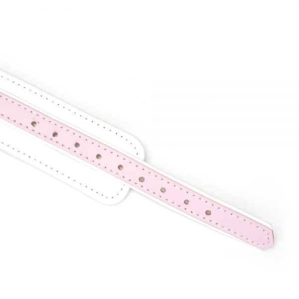 White & Pink Fairy Goat Leather Collar ViPstore.hu - Erotika Webáruház - Szexshop 5
