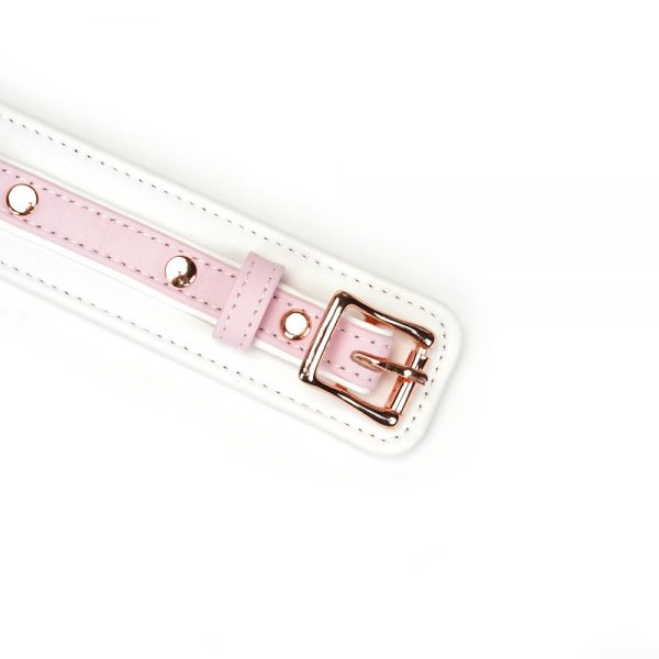 White & Pink Fairy Goat Leather Collar ViPstore.hu - Erotika Webáruház - Szexshop 6