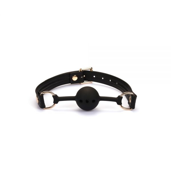 Black Organosilicon Ball Gag ViPstore.hu - Erotika Webáruház - Szexshop