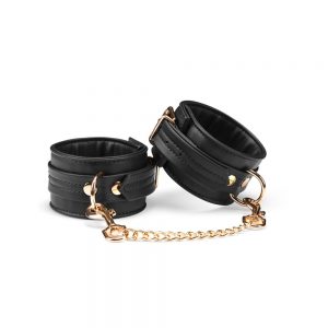 Black Organosilicon Ankle Cuffs ViPstore.hu - Erotika Webáruház - Szexshop