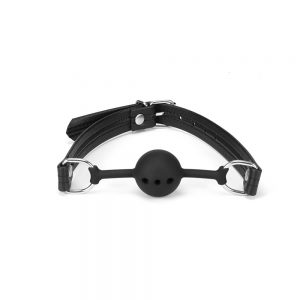 Black Bond Ball Gag ViPstore.hu - Erotika Webáruház - Szexshop