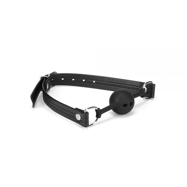 Black Bond Ball Gag ViPstore.hu - Erotika Webáruház - Szexshop 3