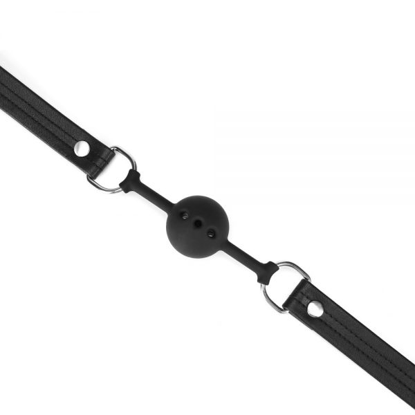 Black Bond Ball Gag ViPstore.hu - Erotika Webáruház - Szexshop 4