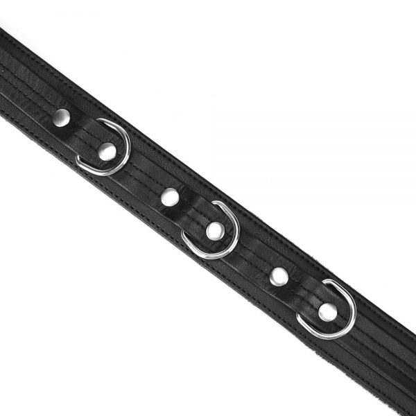 Black Bond Collar with Leash ViPstore.hu - Erotika Webáruház - Szexshop 6