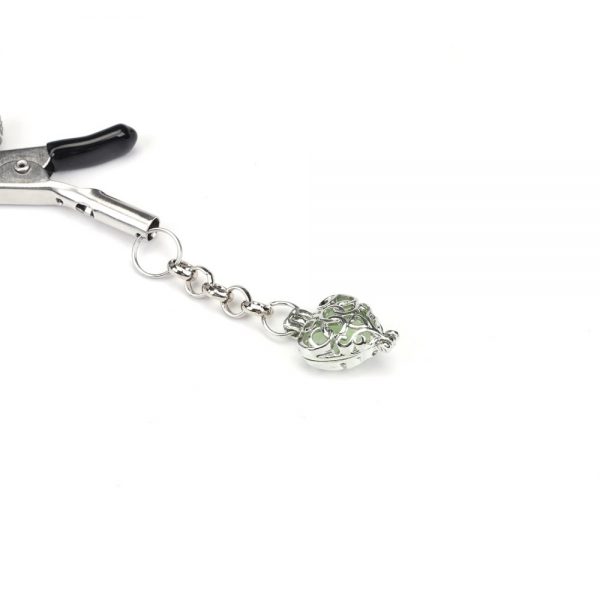 Glow-in-dark Nipple Clamps,Green (2pcs a set) ViPstore.hu - Erotika Webáruház - Szexshop 3