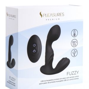 FUZZY Prostate vibe w/remote & Heating – Black ViPstore.hu - Erotika Webáruház - Szexshop