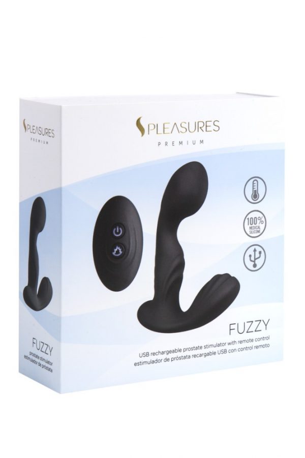 FUZZY Prostate vibe w/remote & Heating – Black ViPstore.hu - Erotika Webáruház - Szexshop
