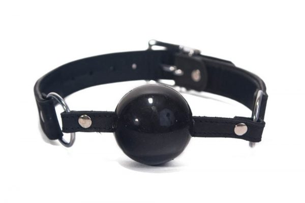 Silicone Ball Gag Black ViPstore.hu - Erotika Webáruház - Szexshop