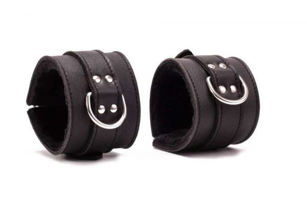 Hand Cuffs Grain Leather Black ViPstore.hu - Erotika Webáruház - Szexshop 2