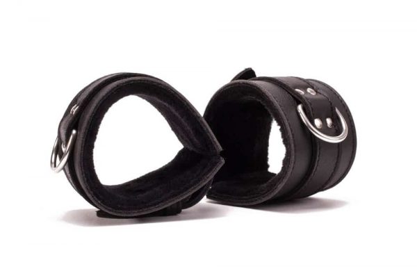 Hand Cuffs Grain Leather Black ViPstore.hu - Erotika Webáruház - Szexshop 3