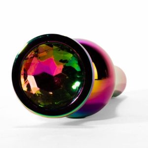 X-MEN Secret Shine Metal Butt Plug Rainbow S