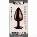 X-MEN Secret Shine Metal Butt Plug Gun Colour L | ViPstore.hu - Erotika webáruház #1 - EAN 5999560515800 | SKU XMEN000140