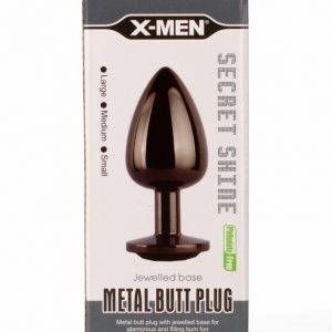 X-MEN Secret Shine Metal Butt Plug Gun Colour L ViPstore.hu - Erotika Webáruház - Szexshop