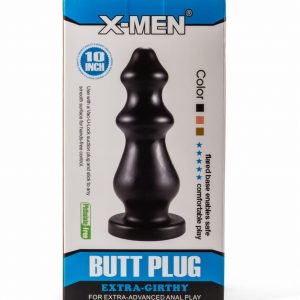 X-Men 10" Extra Girthy Butt Plug Black VI ViPstore.hu - Erotika Webáruház - Szexshop
