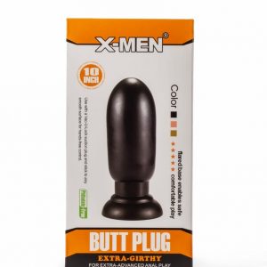X-Men 7.87" Extra Girthy Butt Plug Black ViPstore.hu - Erotika Webáruház - Szexshop