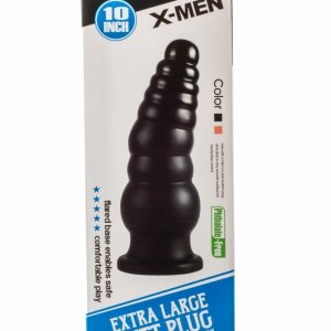 X-Men 10" Extra Large Butt Plug Black II ViPstore.hu - Erotika Webáruház - Szexshop
