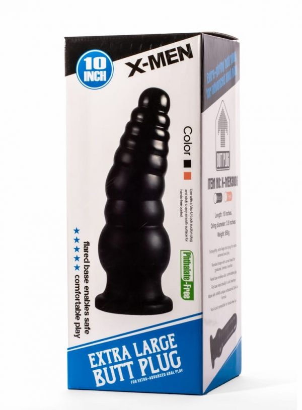 X-Men 10" Extra Large Butt Plug Black II ViPstore.hu - Erotika Webáruház - Szexshop 2