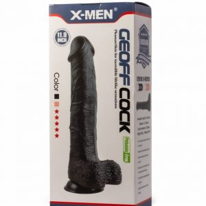 X-MEN Geoff 11.9" Cock Black ViPstore.hu - Erotika Webáruház - Szexshop