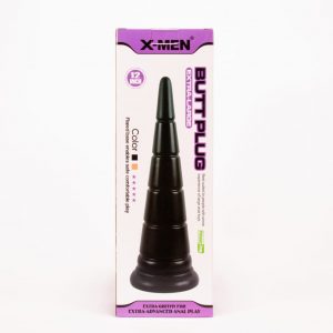 X-MEN 12 inch Butt Plug Black ViPstore.hu - Erotika Webáruház - Szexshop
