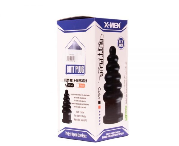 X-MEN 9.2 inch Butt Plug Black ViPstore.hu - Erotika Webáruház - Szexshop 2