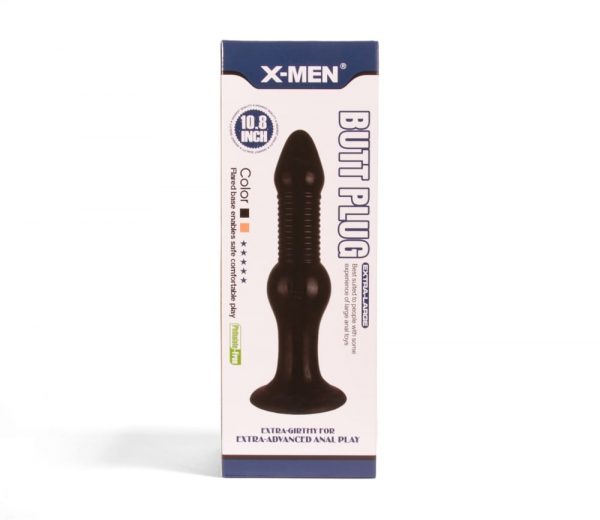 X-MEN 10.8 inch Butt Plug Black ViPstore.hu - Erotika Webáruház - Szexshop