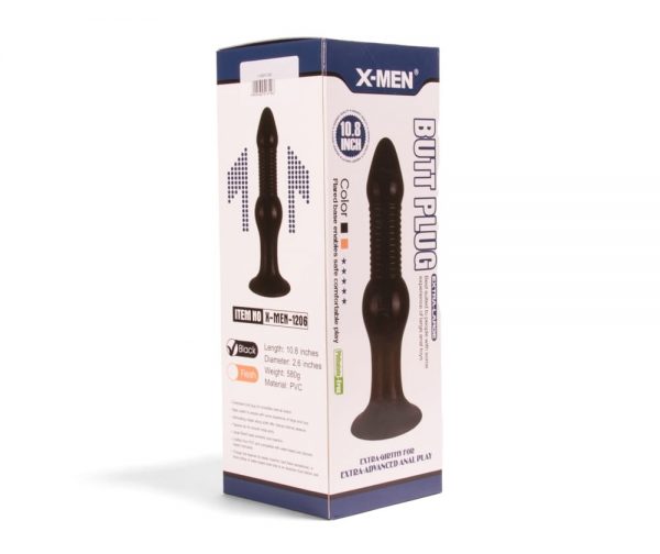 X-MEN 10.8 inch Butt Plug Black ViPstore.hu - Erotika Webáruház - Szexshop 2