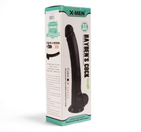 X-MEN Hayden’s 12 inch Cock Black ViPstore.hu - Erotika Webáruház - Szexshop 2