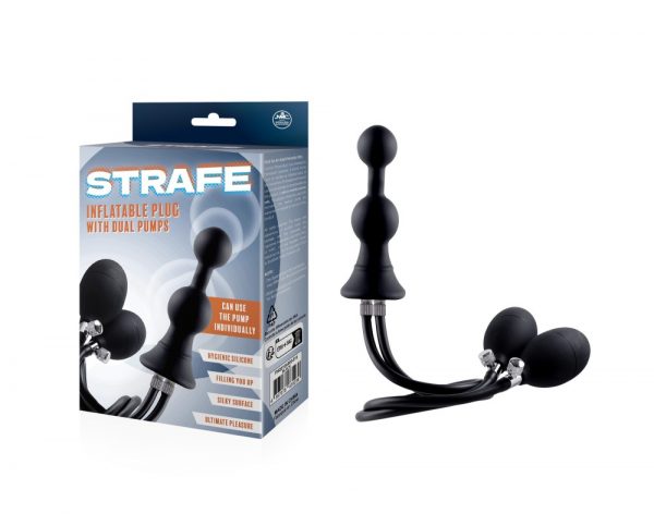 Strafe Inflatable Plug With Dual Pumps ViPstore.hu - Erotika Webáruház - Szexshop
