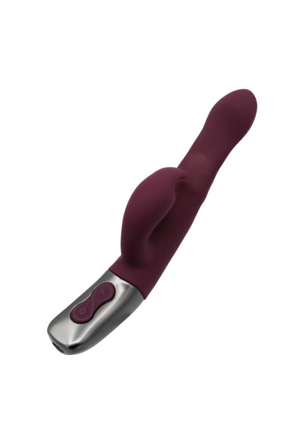 TITANZ 8.5" SILICONE RECHARGEABLE VIBRATOR IN RUBINE RED ViPstore.hu - Erotika Webáruház - Szexshop 2
