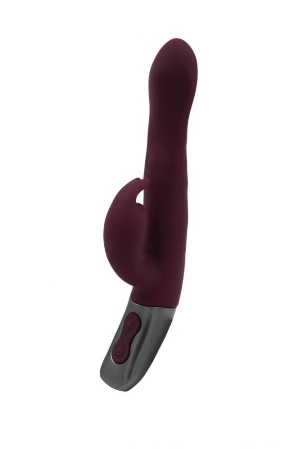 TITANZ 8.5" SILICONE RECHARGEABLE VIBRATOR IN RUBINE RED ViPstore.hu - Erotika Webáruház - Szexshop 4