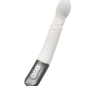 TITANZ 8" SILICONE RECHARGEABLE VIBRATOR IN IVORY WHITE ViPstore.hu - Erotika Webáruház - Szexshop 2