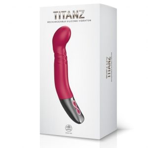 TITANZ 8" SILICONE RECHARGEABLE VIBRATOR IN PINK ViPstore.hu - Erotika Webáruház - Szexshop