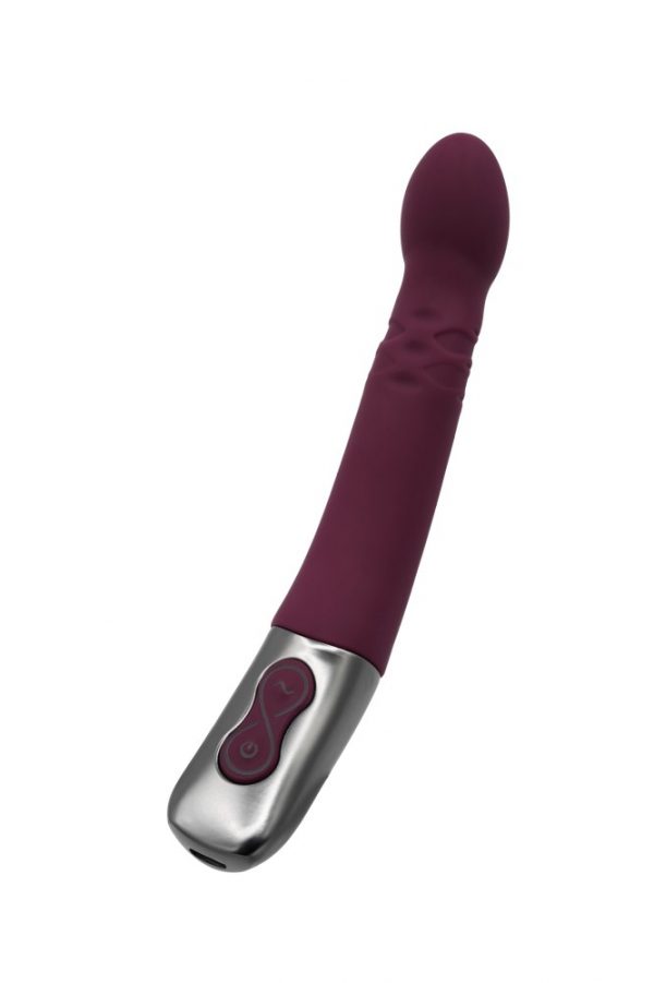 TITANZ 8" SILICONE RECHARGEABLE VIBRATOR IN RUBINE RED ViPstore.hu - Erotika Webáruház - Szexshop 2