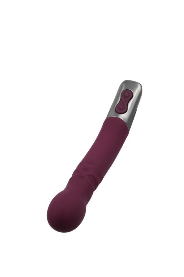 TITANZ 8" SILICONE RECHARGEABLE VIBRATOR IN RUBINE RED ViPstore.hu - Erotika Webáruház - Szexshop 3