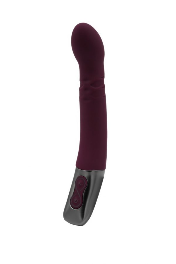 TITANZ 8" SILICONE RECHARGEABLE VIBRATOR IN RUBINE RED ViPstore.hu - Erotika Webáruház - Szexshop 4
