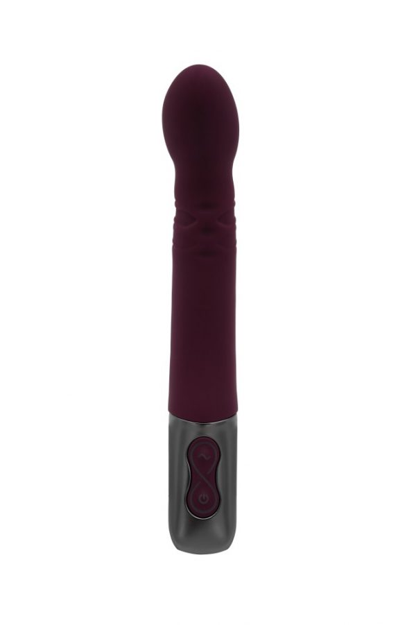 TITANZ 8" SILICONE RECHARGEABLE VIBRATOR IN RUBINE RED ViPstore.hu - Erotika Webáruház - Szexshop 5