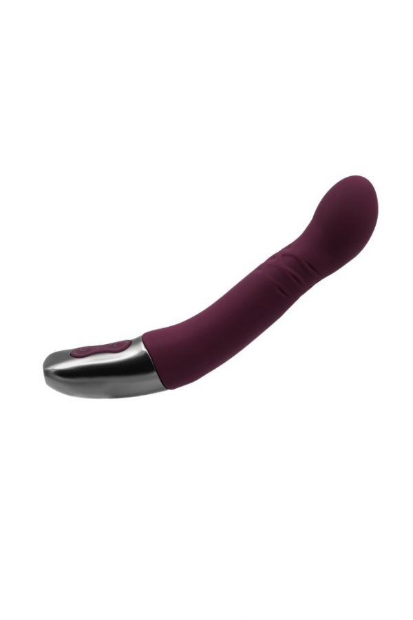 TITANZ 8" SILICONE RECHARGEABLE VIBRATOR IN RUBINE RED ViPstore.hu - Erotika Webáruház - Szexshop 10
